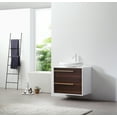 thumbnail image 3 of Goreme 30" Smoke Gray Oak Wall Mount Bathroom Vanity, 3 of 10