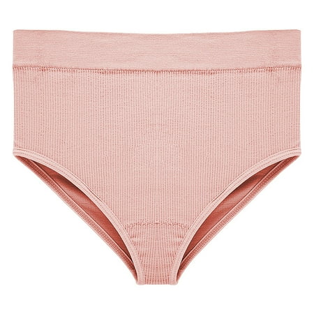 

Vedolay Cheeky Underwear for Women Lace Bikini Panties Womens No Show Hipster V-Waist Underwear For Women(Pink XL)