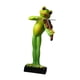 thumbnail image 5 of Escultura de animal, estatua de rana, regalo decorativo con base estable, adorno de resina. Violín, 5 of 9