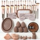 thumbnail image 1 of Juego de brochas de maquillaje MULTIONS, 56 unidades, para base y corrector, 1 of 8