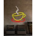 thumbnail image 2 of Handmadetneonsign Coffee Cup Neon Sign, Cup of Coffee Led Sign, Wall Decor, Coffee Cup Led Light, 2 of 5