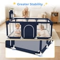thumbnail image 4 of Baby Playpen, HDJ 71 inch Extra Large Baby Playard with Breathable Mesh, Toddlers Play Fence for Indoors Outdoors,Blue, 4 of 10