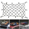 thumbnail image 1 of Car Roof Top Cargo Net Elastic Mesh Luggage Rope Cover Organizer Net Car Roof Rack, 1 of 3
