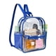 thumbnail image 1 of Mochila transparente PVC estadio MAY TREE mini mochila resistente agua Azul, 1 of 3
