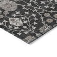 thumbnail image 4 of Addison Rugs Chantille Indoor/Outdoor Transitional Floral Black Washable Rectangle Rug, 2'6" x 3'10", 4 of 6