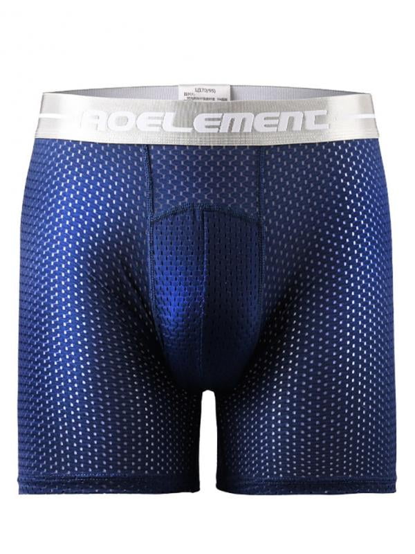 Plus Size 1 Pcs Men's Covered Waistband Boxer Briefs
