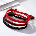 thumbnail image 4 of Tibetan Buddhist Bracelets for Women Men Handmade Braided Rope String Lucky Protection Wristbands Prayer Family Couple Jewelry, 4 of 4