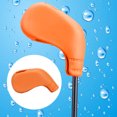 thumbnail image 2 of VONKY Golf Club Cover TPE Putter Iron Driver Headcovers Portable Replaceable Protector Guard Sleeve Accessories for Beginners Orange, 2 of 8