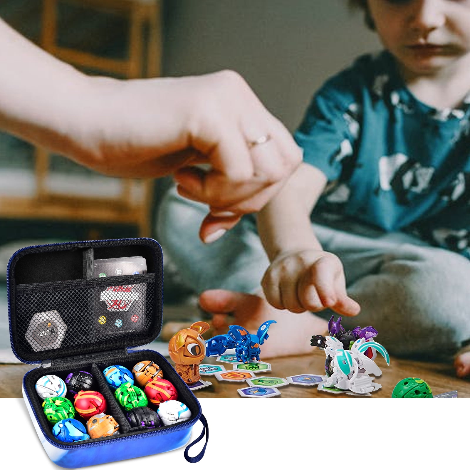 Paiyule Bakugan Carrying Case for Baku Gear Pack, Toy Organizer