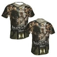 thumbnail image 5 of Attack On Titan Men's Short-Sleeve T-Shirt Summer Casual Tee Top Breathable Crewneck T-Shirt Medium, 5 of 7