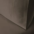 thumbnail image 2 of Superior 400 Thread Count Grey Egyptian Cotton Pillowcase Set, King, 2 of 4