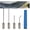 4pc, variant on 4 Pack High Pressure Washer Nozzle Kit for Washing Machine & AC Cleaning, 40° Spray Pattern, Stainless Steel Tool Daily High Pressure Washer Nozzle Kit for RV Gutter Patio, Garden (4pc)