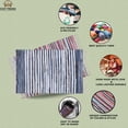 thumbnail image 4 of Handwoven Cotton Washable Reversible Rag Rug with Tassels – 24" x 36" (2' x 3'), 4 of 5