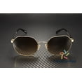 thumbnail image 2 of Sunglasses Coach HC 7147 900574 Ch556 Shiny Light Gold Brown G, 2 of 5