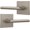 Satin Nickel, variant on Mega Handles | Prime Entry Lever | Polished Chrome