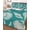 Teal Green, variant on Twin Quilt Bedding Set, Lake Blue Starfish Coastal Reversible Summer Quilt 3 Pieces, Shell Summer Beach Nautical Lightweight Bedspreads Coverlets with 2 Pillow Shams for All Seasons