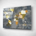 thumbnail image 2 of Epic Art 'Golden World on Grey' by Courtney Prahl, Acrylic Glass Wall Art, 24"x16", 2 of 3