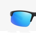 thumbnail image 5 of GIJNRIUIUA Under $10 Womens Mens Wrap Around Sports Sun Glasses Cycling Driving Fishing UV400 Protection Blue Frame, 5 of 7