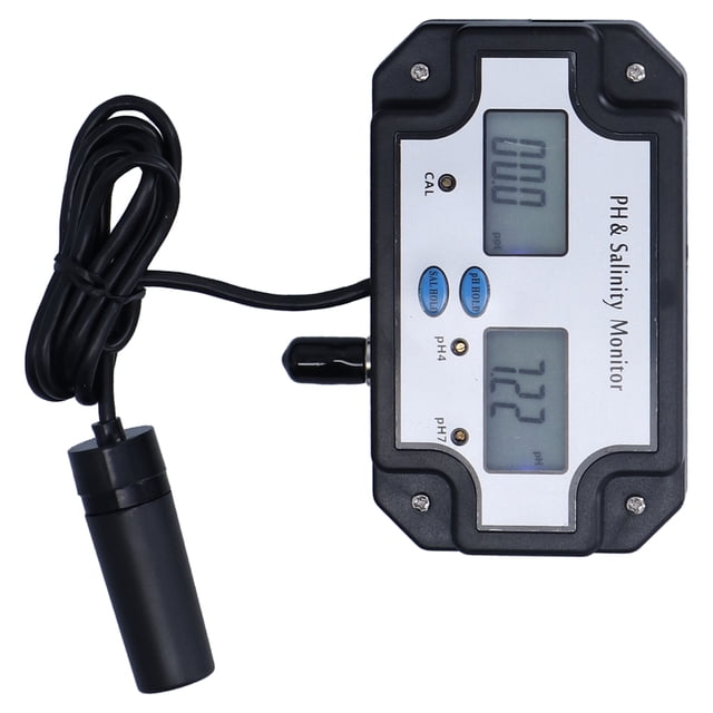 Probador de salinidad retroiluminación digital profesional Mini PH-2685 Probador de del agua Monitor hidropónico DC 6V para piscina para laboratorio para acuario ANGGREK Otros