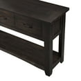 thumbnail image 4 of Martin Svensson Home Rustic Collection Sofa- Console Table, Espresso, 4 of 4