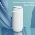 thumbnail image 3 of Inteprter Humidificador de aire ABS, luz de respiración ajustable sellada, 400ml, Control de botón cilíndrico, difusor de niebla para el hogar Humidificadores Blanco Tipo 1, 3 of 6
