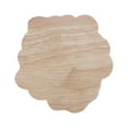 thumbnail image 5 of perfeclan 3xFlowers Shaped Wood Carved Applique Unpainted Decal Furniture Decors 7cm, 5 of 8