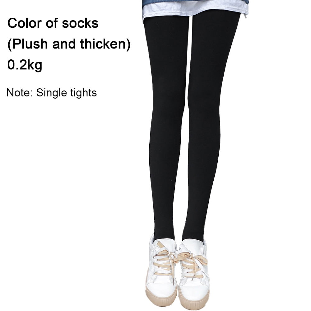 Winter Tights for Women, Elastic Warm Thick Thermal Tights - skin colour 