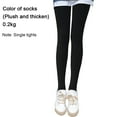 thumbnail image 2 of Womens Opaque Fleece Lined Tights Colorful Warm Winter Thermal Tights,black,Thick - 200g, 2 of 5