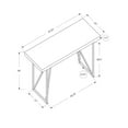 thumbnail image 2 of Monarch Specialties Computer Desk, Home Office, Laptop, 48"l, Work, Metal, Laminate, White, Grey, Contemporary, Modern, 2 of 3