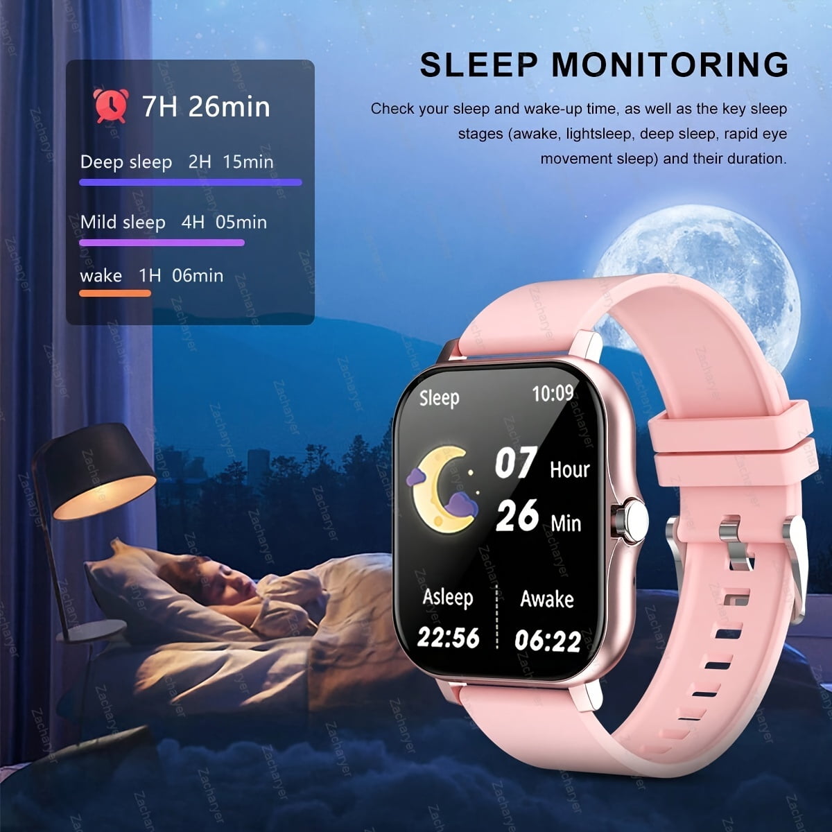 Smart Watch for Men & Women with Bluetooth Calls, 1.7" Touchscreen, Fitness Tracker (Heart Rate/Sleep Monitor), 100+ Sports Modes, 7-Day Battery, iPhone/Android Compatible, Metallic Design