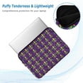 thumbnail image 2 of FORMRS 13-13.3 inch Laptop Sleeve Case Soft Carrying Quilted Computer Bag Cover, Gold and Green Floral Pattern, 2 of 7