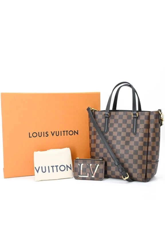 Pre-Owned LOUIS VUITTON Damier Belmont NV BB Handbag Shoulder Bag for Women, Brown N60348
