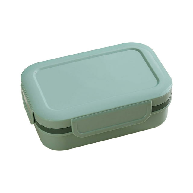 Student Bento Box,Large Capacity,Double Layer Sealed Salad Box,Microwave Oven Heated Lunch Box