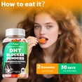 thumbnail image 5 of DHT Blocker Gummies - with Saw Palmetto, Biotin - Supports Hair Health, Promotes Hair Growth, and Alleviates Hair Loss - 60 Count, 5 of 7