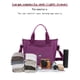 thumbnail image 5 of Bolso bandolera impermeable de gran capacidad | Bolsa de viaje y gimnasio de nailon de 15-20 L para hombre y mujer | Bolso de hombro informal para la escuela, el trabajo, el fitness y las compras, 5 of 7