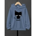 thumbnail image 3 of Funny Cat Print Boys Casual Long Sleeve Sweatshirt ,Kids Hoodie Tops For Fall Winter, 3 of 8