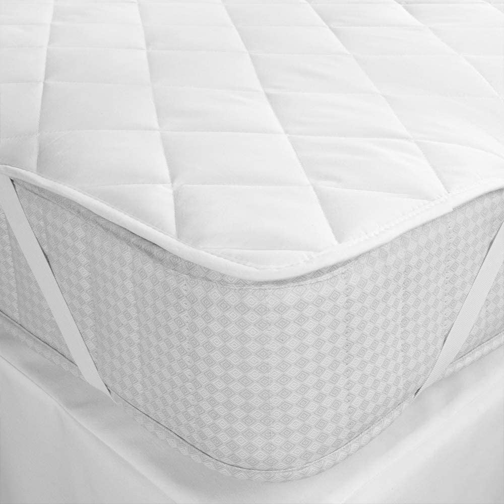 Canadian Linen Flat Mattress Pad, Premium 3 OZ Polyester Fill Mattress