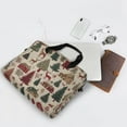 thumbnail image 5 of 16" Laptop Briefcase for Work Travel Laptop Shoulder Bag Carrying Handbag Laptop Case Christmas Trees Deer and Houses, 5 of 8