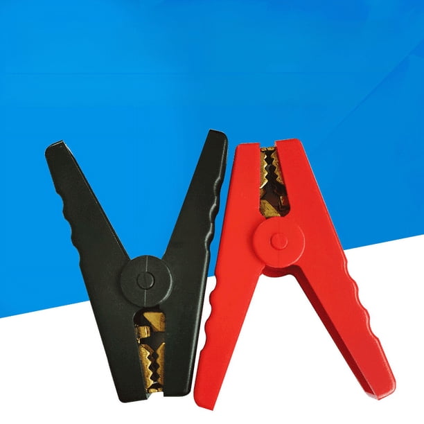 Pinza de cocodrilo de emergencia para cargar baterías, potente pinza para batería de coche, cable de arranque contra incendios