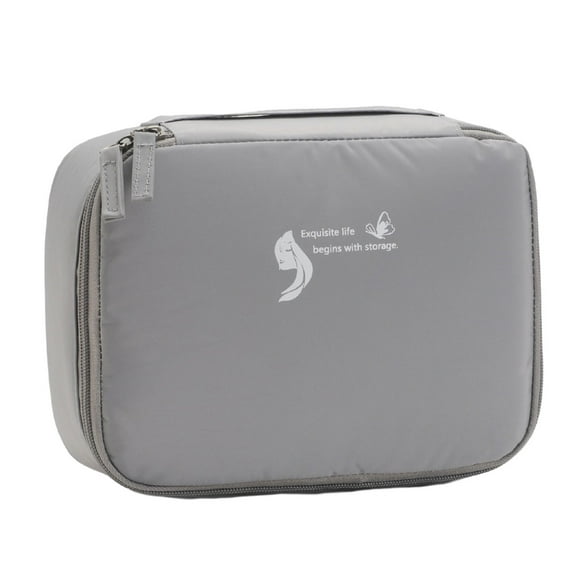 Portable Travel Makeup Bag Cosmetic Organizer Storage for Women Girls Toiletry Carrying Pouch