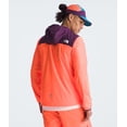 thumbnail image 3 of The North Face Mens Higher Run Wind Jacket, XL, Vivid Flame/Black Currant Purple, 3 of 5