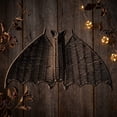 thumbnail image 3 of Woven Halloween Decorations – Halloween Rattan Bat, Black Hanging Bat Halloween Decoration, Halloween Woven Bat Decor, Rustic Woven Wicker Bat for Haunted House Party Home Garden Patio Wall Decor, 3 of 6