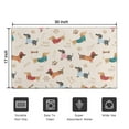 thumbnail image 5 of Dachshund Door Rugs,Washable Non Slip Door Mats Indoor,Decorative Door Mats,Entry Mat Indoor for Entrance,Bedroom,Kitchen,Bathroom,17"x30", 5 of 6