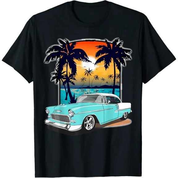 1955 55 56 57 Bel Air Retro 50S Vintage Classic Old Hot Rod T-Shirt
