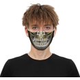 thumbnail image 3 of Masque Drôle d'Halloween, Housse de Visage en Coton Lavable pour Cosplay de Mariage, 3 of 8