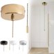 thumbnail image 5 of Ergonomic Pull Cord Light Switch with Long 200cm Chain for Convenience, 5 of 6