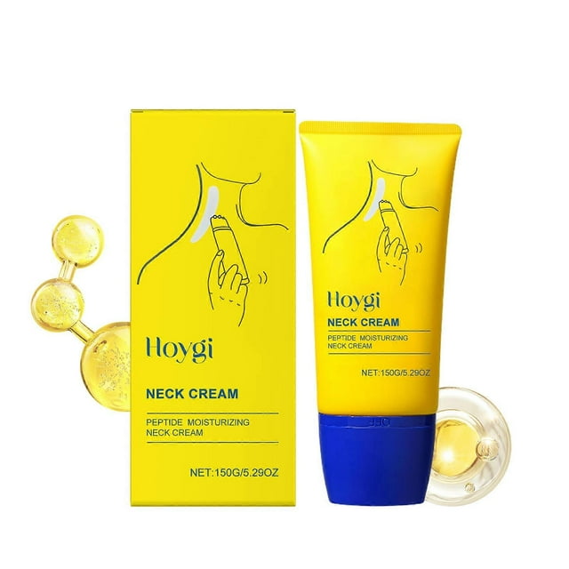 Anti-Aging Neck Firming Cream Peptide Moisturizing Cream for Neck Firm Reduces Wrinkles Smoothing Skin Cream