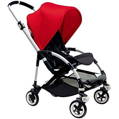 bugaboo bee3 stroller - red/black/aluminum