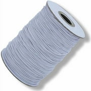 S&S Worldwide White Elastic Cord, 144 yd, Heavy
