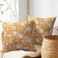 thumbnail image 5 of Blue Floral Pillow Covers 18x18 Inch Set of 2 Blue and Cream Chinoiserie Flower Outdoor Decorative Throw Pillows Vintage Rustic Toile Pillowcases Cushion Covers for Couch Home Decor, 5 of 6